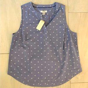 NEW Christopher & Banks (CJ Banks) Sleeveless Top - Size X